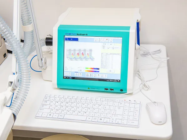 気道の状態を視覚的に分かりやすく診断できる